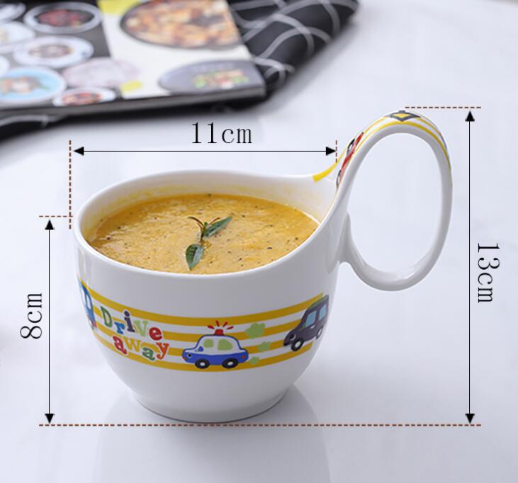 Assiette en céramique créative en forme de voiture, meilleure , vaisselle pour enfants, fruits secs sains, assiette à Dessert, bons pour enfants, 1215: cup