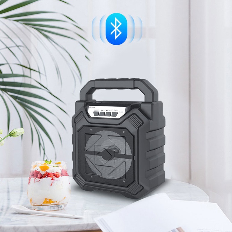 Portable bluetooth speaker Big Power Wireless Stereo bluetooth speaker bass Support USB/ TF Card/ AUX-in/ FM Wired Microphone