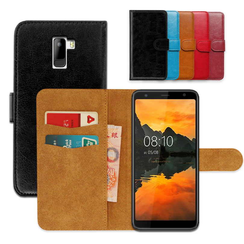 Luxe wallet case voor BQ BQ-6010G Practic PU Leer Speciale Flip Case Met Card Pocket Ultra-dunne Telefoon Cover, kickstand case