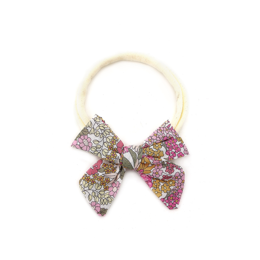 Diadema con estampado Floral a cuadros para niña, diadema a la , accesorios para el cabello con lazo y colorido, diadema con clip para lazo: Gris oscuro