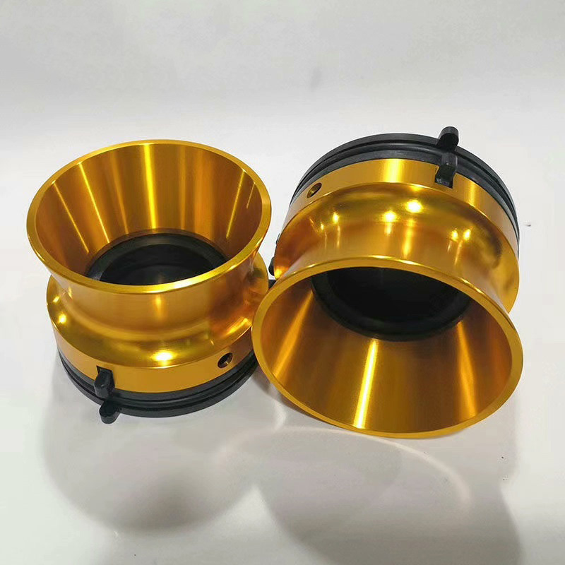 1 Pair Standard 1/4" Silver NAB Hub Adapters For Reel To Reel Tape Recorder: Gold