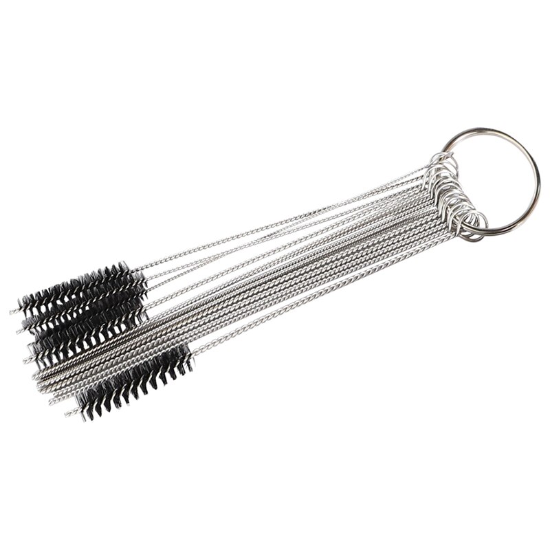 10 Pcs Tune up Carburetor Adjusting Screwdriver Tool Kit with Carb Cleaning Needles Brushes for Walbro Zama Ryobi for Stihl Echo