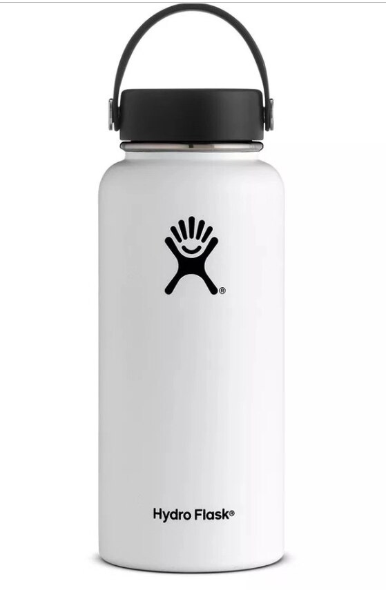GH Stainless Steel Water Bottle Hydro Flask Water Bottle Vacuum Insulated Wide Mouth Travel Portable Thermal Bottle 32oz/40oz