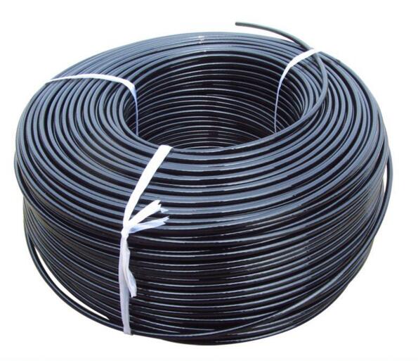 Kabel door de voet 3/16 ", diameter met zwart Nylon coating, vervangende onderdelen voor fitness Dia 5mm