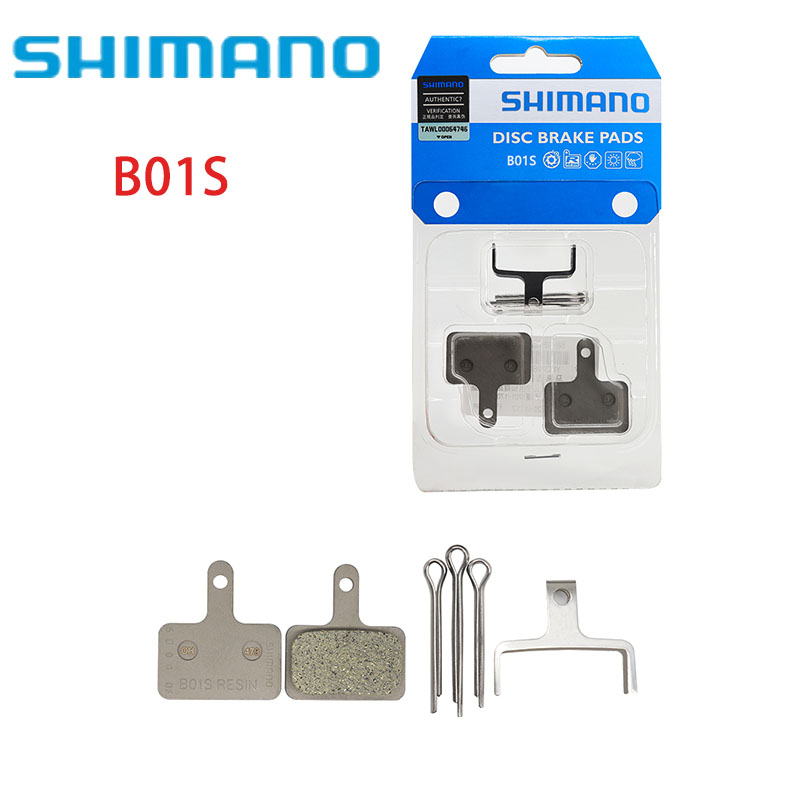 SHIMANO DEORE B01S Piston résine plaquette de frein vélo plaquettes de frein à disque pour BR-MT200 M315 BR-M485 TX805 M395 M396 M416 M445: YELLOW
