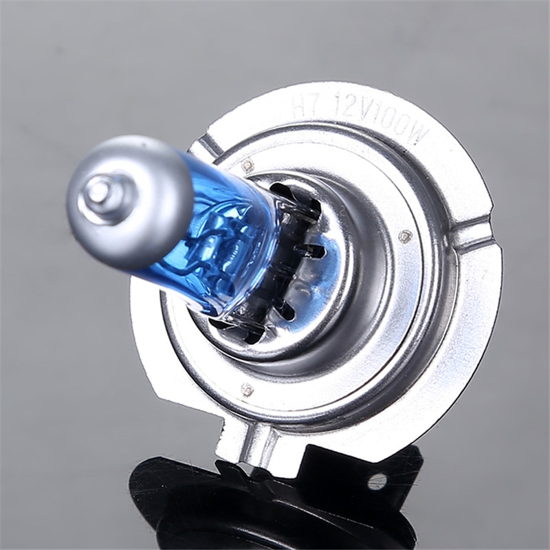 2pcs/Set H7 100w 12V Super Bright White Fog Halogen Bulb 100W Car Head Lamp H7 Light Car Light Source