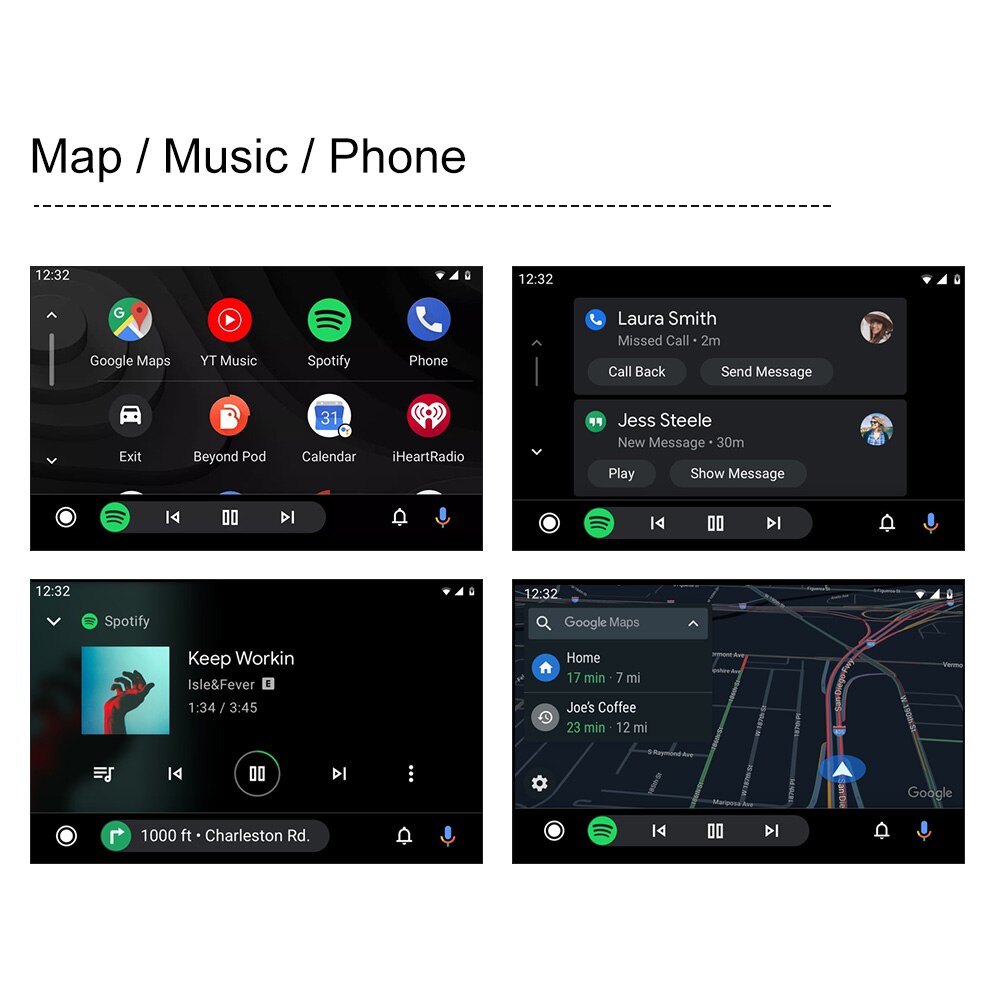 Wireless CarPlay AN Auto USB Dongle Wired Adapter For AN Car Navigation Player HD 1080P Display Wireless Carplay