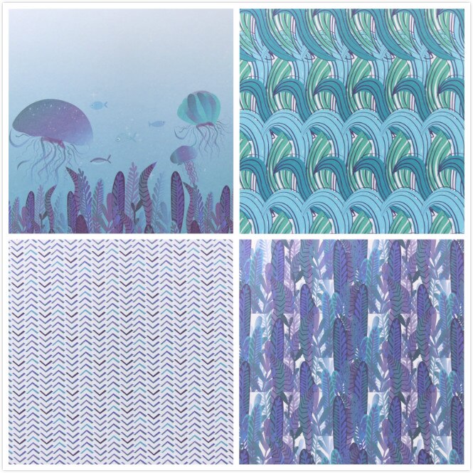 Ocean Printed KSCRAFT 12pcs 6