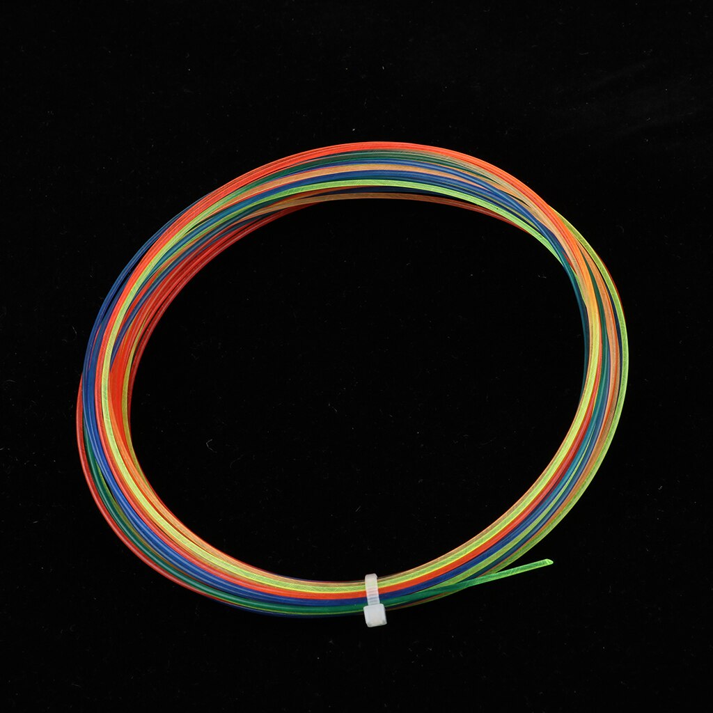 12m Rainbow Colorful Tennis Racket Racquet String High Elastic Thread Line