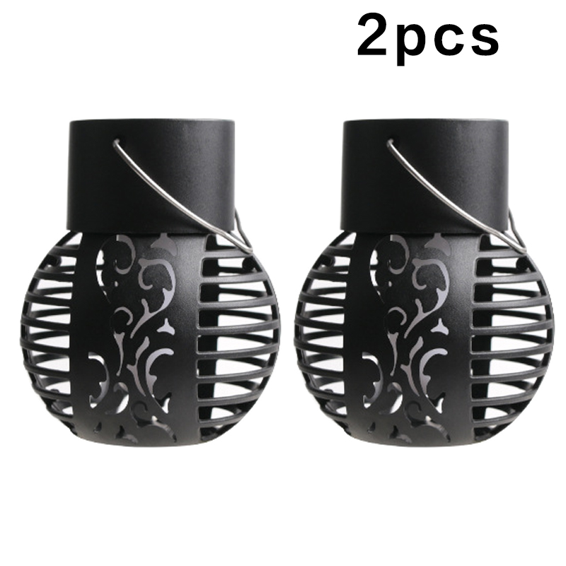 Luces solares para exteriores, linterna Retro, lámpara de llama colgante, iluminación de paisaje, luces de suelo, foco, decoración de jardín y hogar: Amarillo dorado