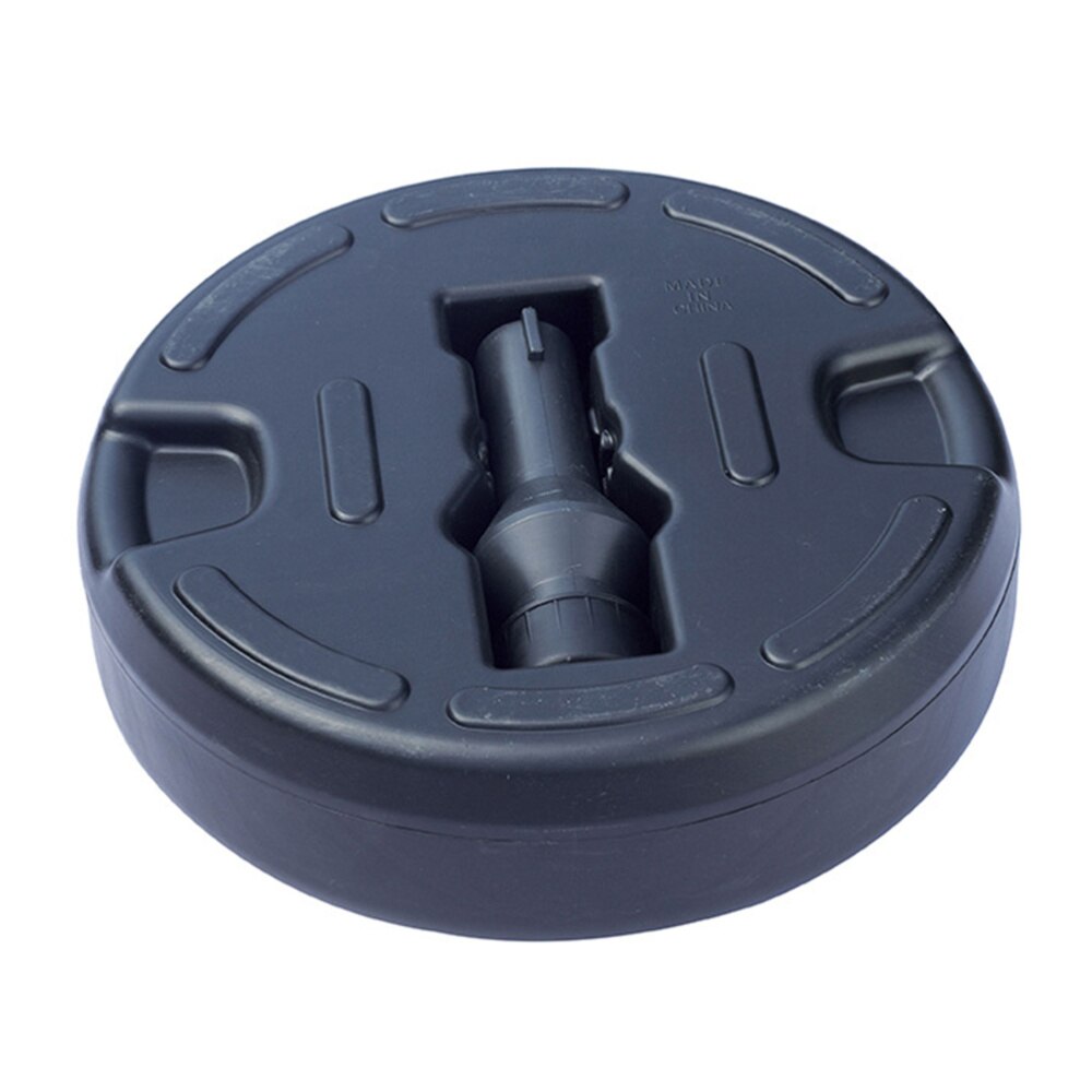 Plastic Parasol Umbrella Base Water Sand Fillable Beach Umbrella Stand for Outdoor Patio Yard Garden (Black)