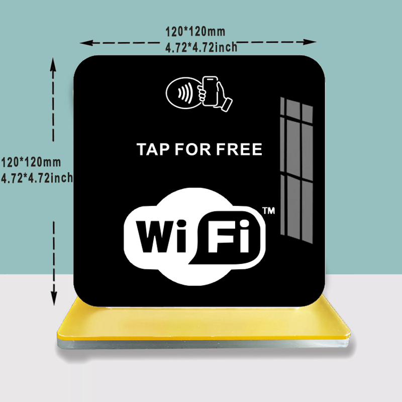 Share Wi-Fi with an NFC Card Seamlessly Connect Guests to Your Wifi: Chestnut
