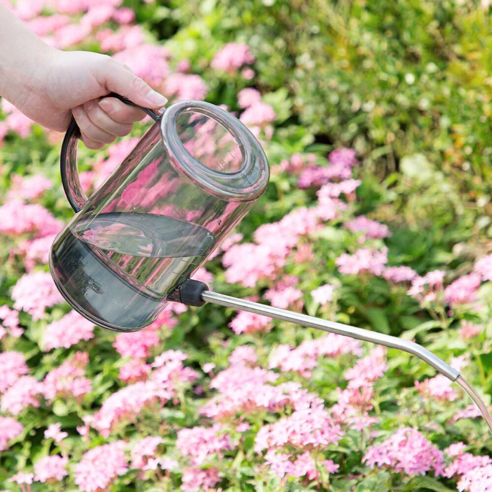 Regadera de boca larga para jardín, herramienta de riego de plantas y flores, maceta para jardinería, botella de agua, Regadera