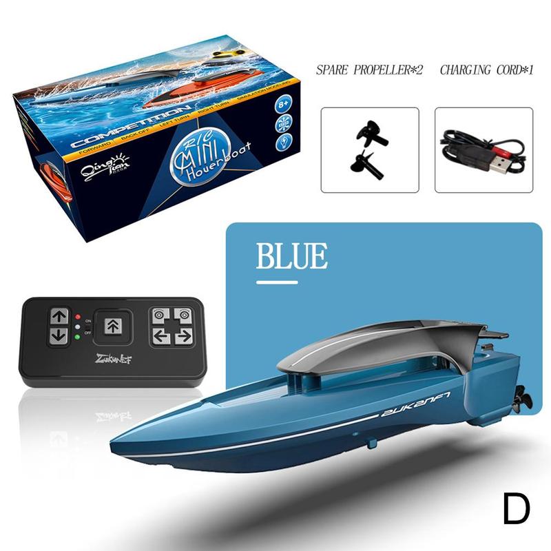 Mini Remote Control High Speed Speedboat Boat USB Rechargeable Model Aquatic Boy Outdoor Game Toy: D
