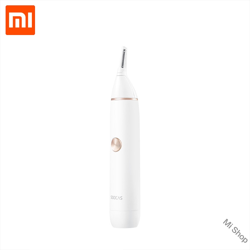 Original Xiaomi Mijia Soocas IPX5 wasserdichte Nase Haar Trimmer Augenbraue Haarschneidemaschine Scharfe Klinge kabellos Nasen Reiniger für Männer frauen