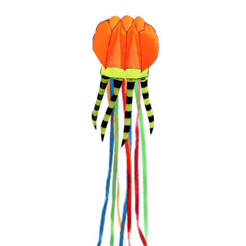 3D Grote Zachte Octopus Vorm Strand Vliegers Frameloze Zachte Entertainment Sport Familie Outdoor Ouder-kind Actieve