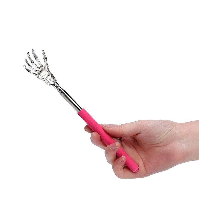 1pc Adjustable Back Tickling Scratching Backscratcher Massager Five Claw Itch Device Back Scraper Telescopic Health Care