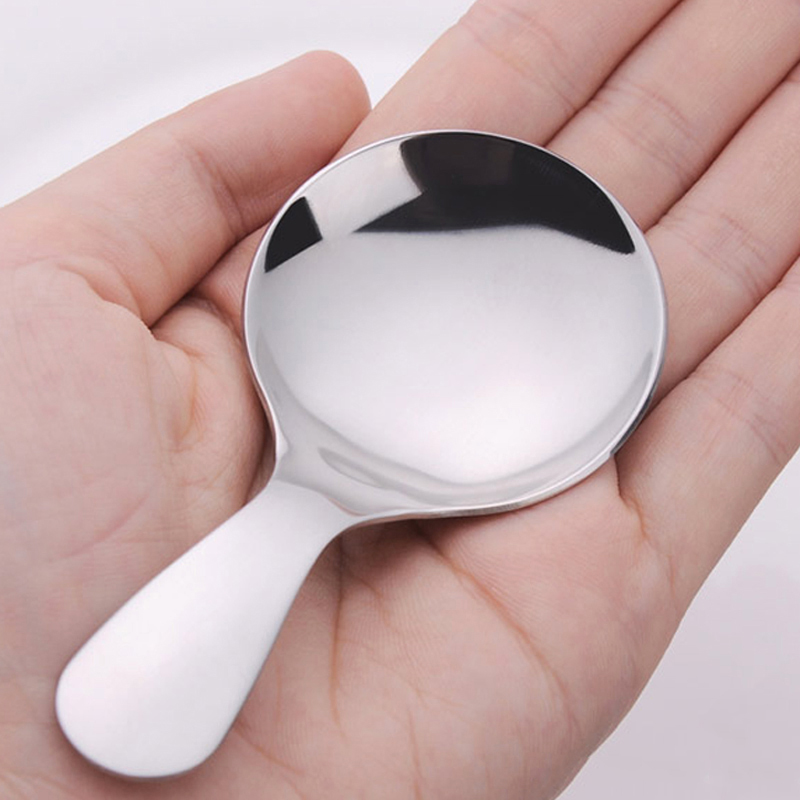 Cuillère à Sucre En Inox Pour Machine à Barbe à Papa - Grand Diamètre, Anti-rouille, Manche Long 28,5 Cm
