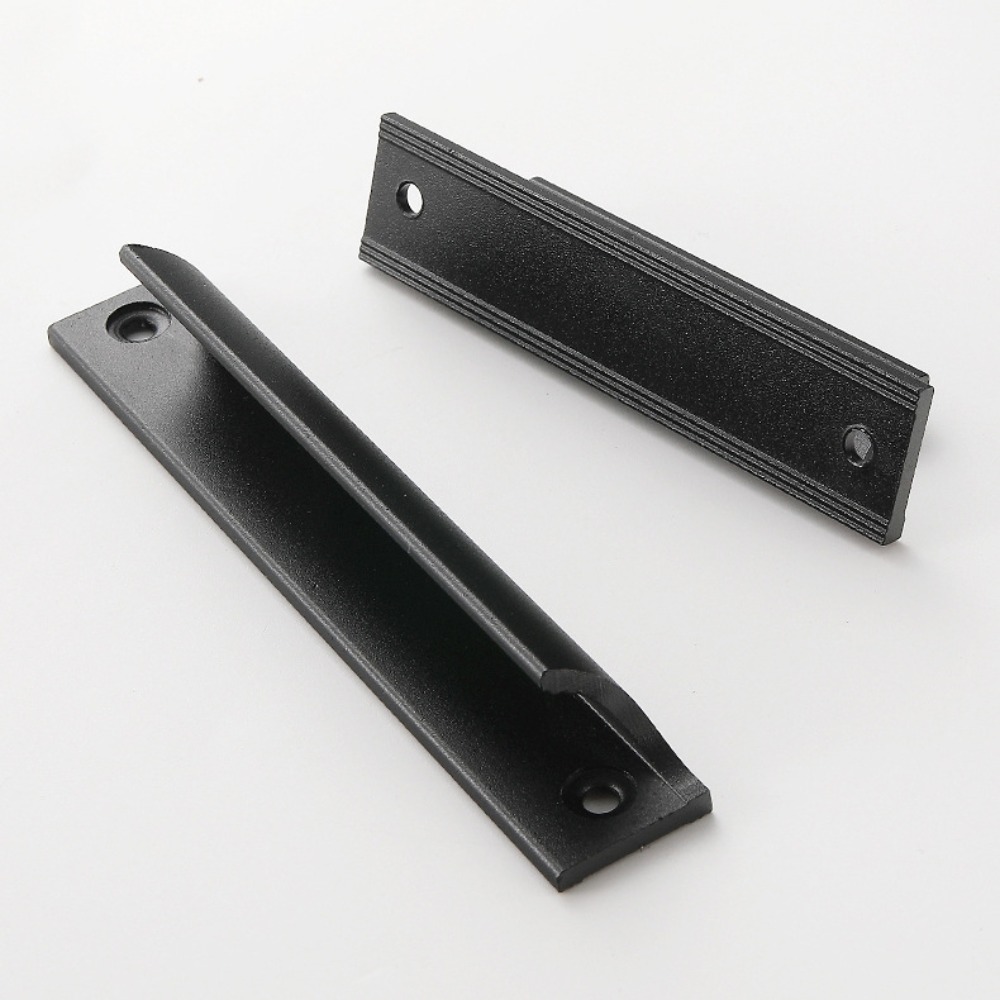 90/120Mm Aluminium Deurklink Push-Pull Ponsen Gaten Zichtbaar Handvat Openslaande Raam Schuifraam Handvat Hardware