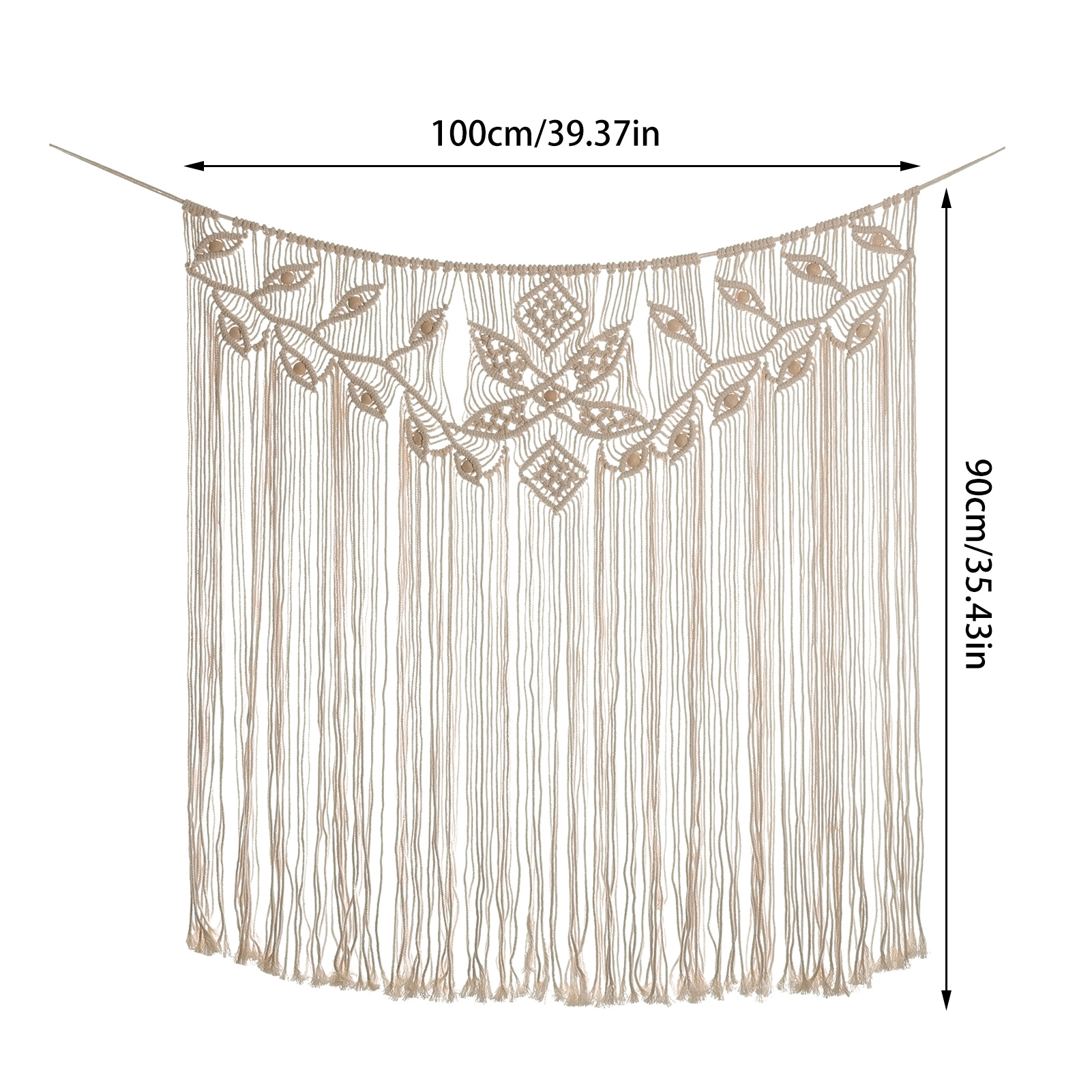 80x150cm Zauberstab Hängen Macrame Vorhang Böhmischen Handwoven Tapisserie Perfekte Tür Vorhang Makramee Für Schlafzimmer Hochzeit Dekoration: G