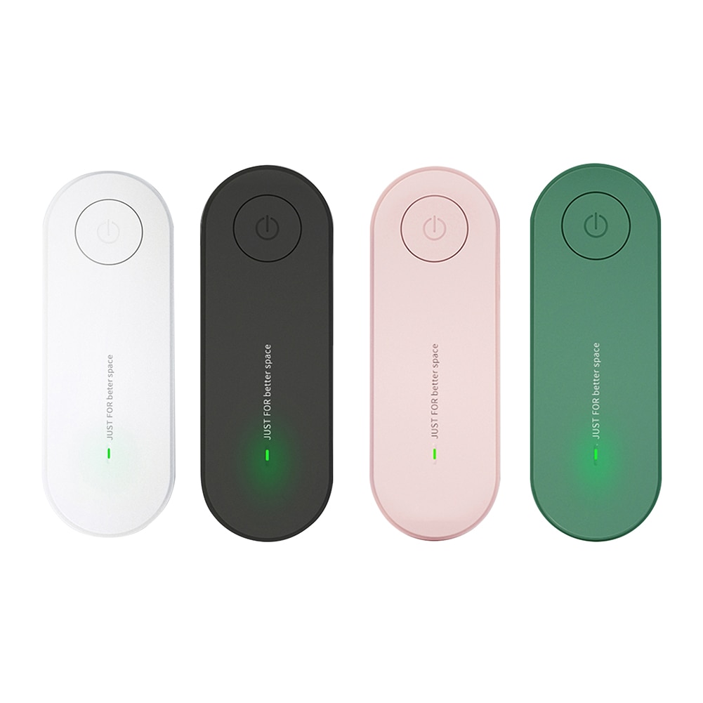 Home Portable Mini Air Purifier USB Cable & Battery Dual Power Air Cleaner Anion Ionizer Negative Ion Generator Ozone Generator