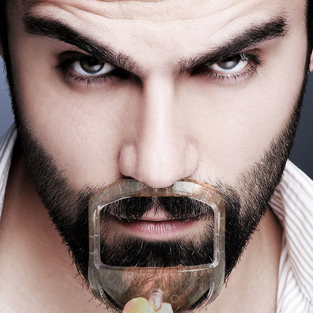 5 stk/parti salongbart skjegg styling mal skjeggformer fippskjegg bart pleie for hår skjeggtrim maler skjeggformer