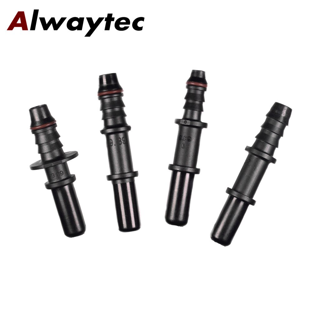 8mm Universal Straight Fuel Line Quick Release Connect Female Connector Black Excellent Craftsmanship and Well Durability