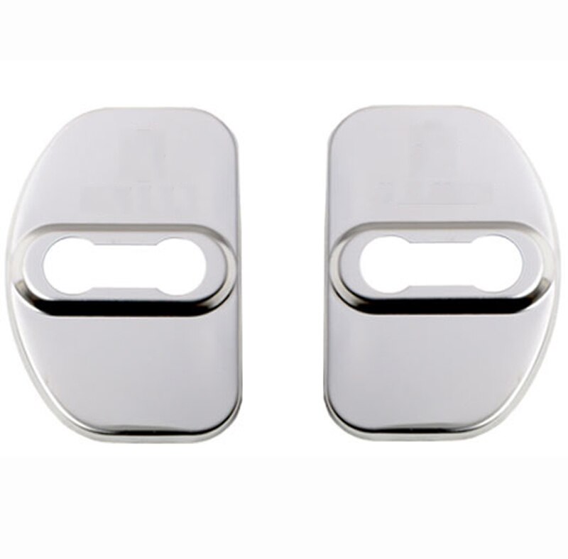 Para Renault Koleos Kadjar Captur Gama Completa 4 unids/set de cerradura de puerta cubiertas de coche accesorios interiores de acero inoxidable