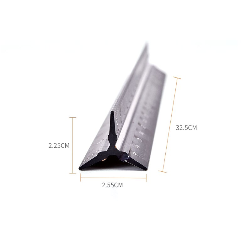 Architectural Scale Ruler Aluminum Architect Scale Triangular Scale Ruler for Architects, Draftsman, Students and Engineers