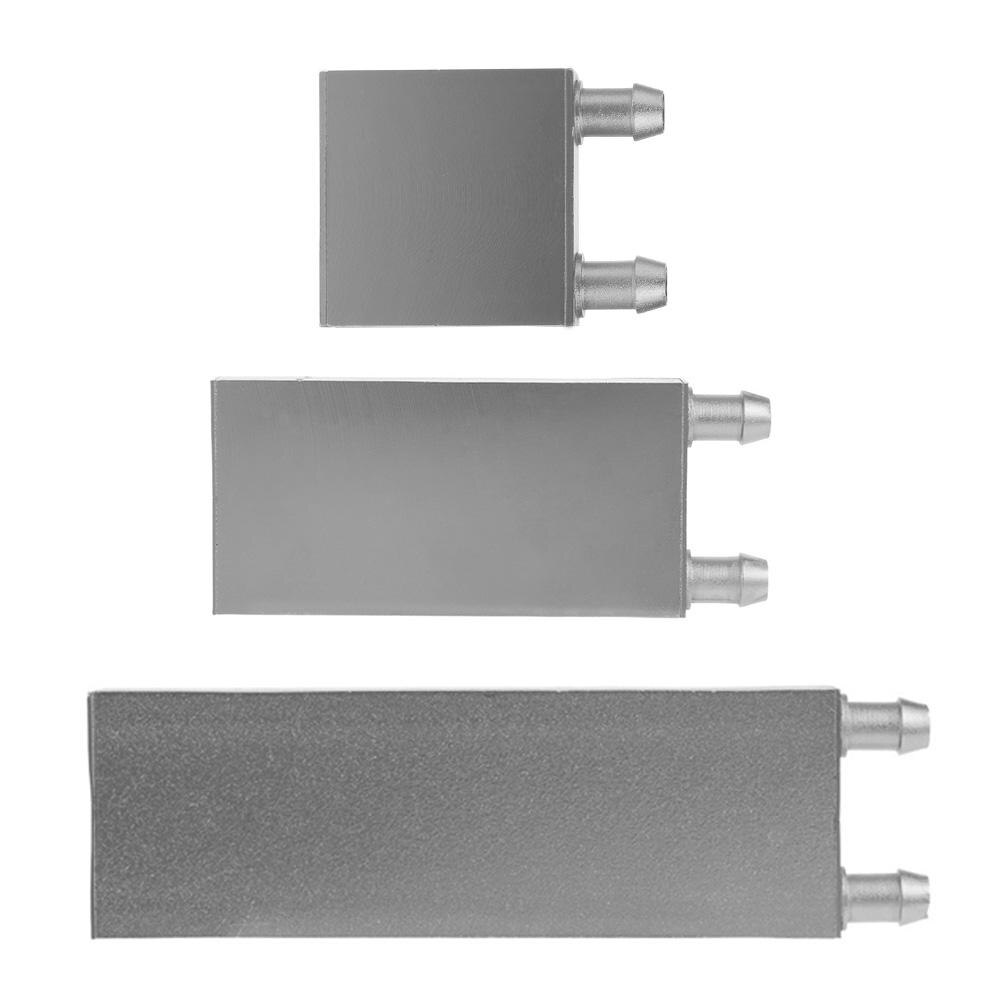 Aluminiumlegering Vloeibare-Water Zilver Koelblok Voor Computer Koellichaam Systeem Halfgeleider Koeling Vel Specialiteit