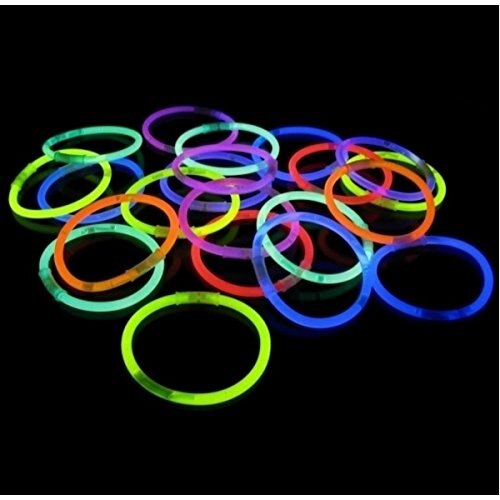200 Pulseras Luminosas Glow Pack Multicolor