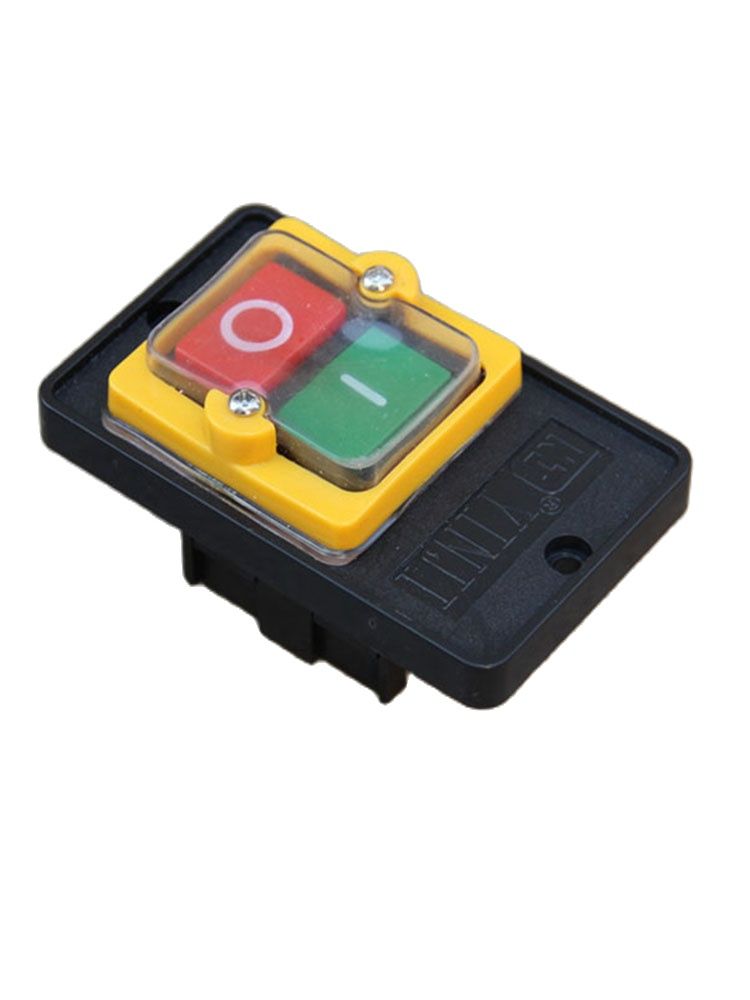 Interrupteur à bouton de démarrage étanche, 380V, interrupteur de perceuse d&#39;établi, accessoires de perceuse 10A
