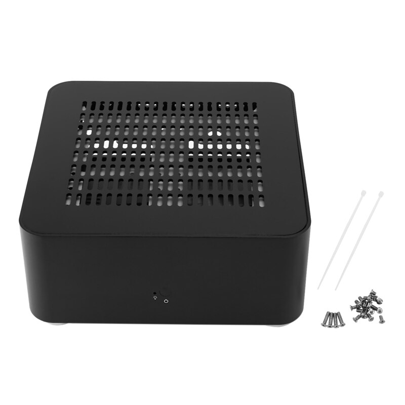 L80S Computer Cases Aluminum Chassis Desktop Mainframe With Usb 3.0 Port Hollow For Game Chassis Diy Mini Pc Itx Case