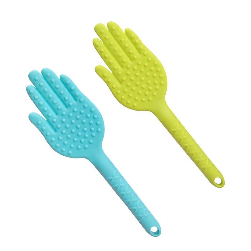 1pc Hand Shape Hammer Pat Stick Therapy Meridian Knock Acupoint Massager 3 Color Massage Tools