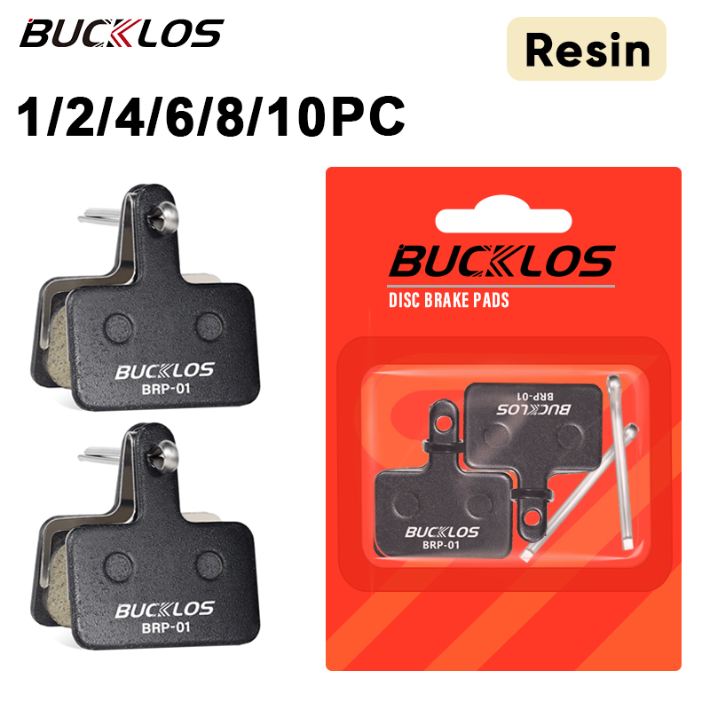 BUCKLOS Pastiglie freno bici Pastiglie discoteca in resina per SHIMANO B01S Pastiglie freno idrauliche per bicicletta MTB resistenti tutto'usura per parti freno B03S B05S