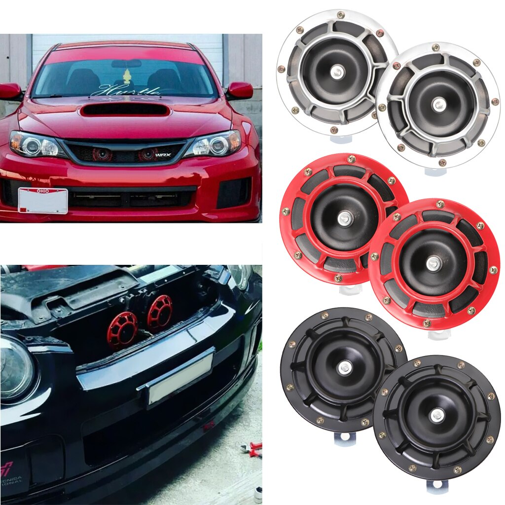 2 Stuks Universele Auto Onderdelen Auto Luidspreker Fire Sirene Hoorn Security Alarm