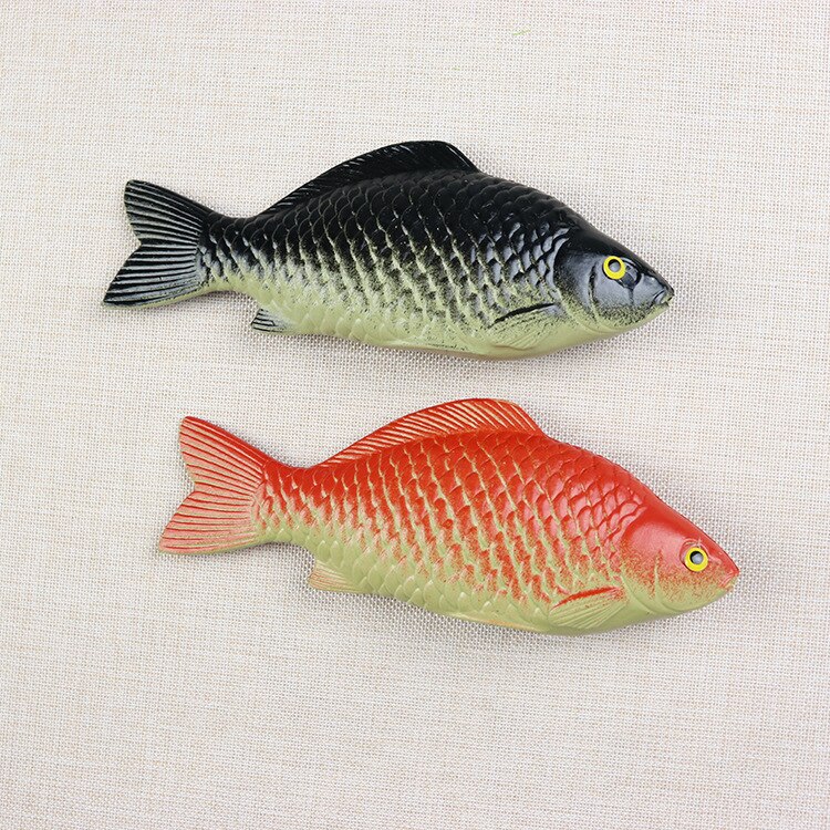 Alimentos artificiales de imitación de pescado, decoración de nevera, escuela, restaurante, materiales de enseñanza, fotos de estudiantes, 1 ud.