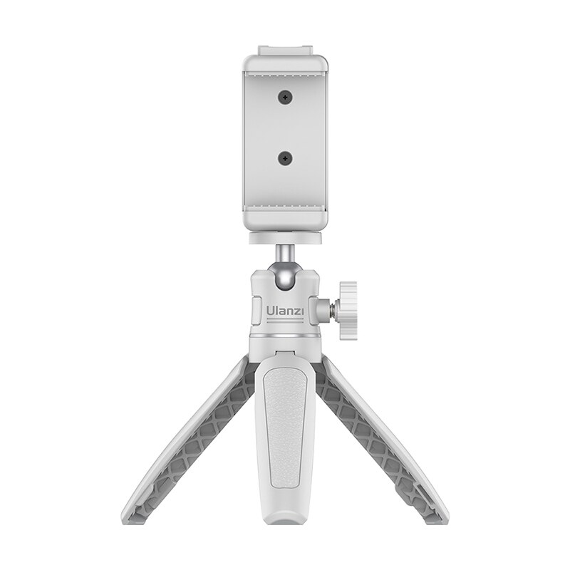 Ulanzi MT-08 extensible Vlog trépied reflex DSLR appareil photo Smartphone trépied pour Sony A6400 A6600 RX100 ZV1 Canon G7X Nikon: White Kit