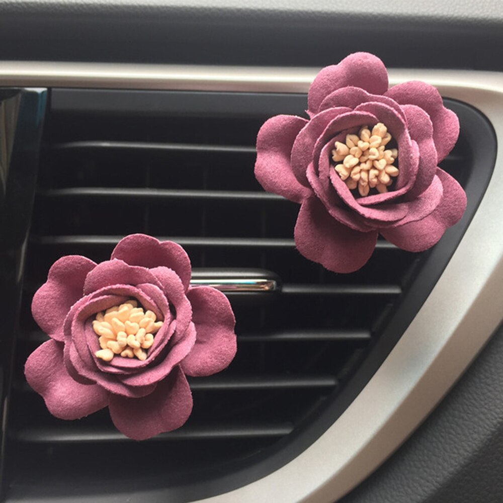 Auto Klimaanlage Auslauf Blume Parfüm Clip Duft Lufterfrischer Autos Luft Reiniger Duft Diffusor Auto Zubehör