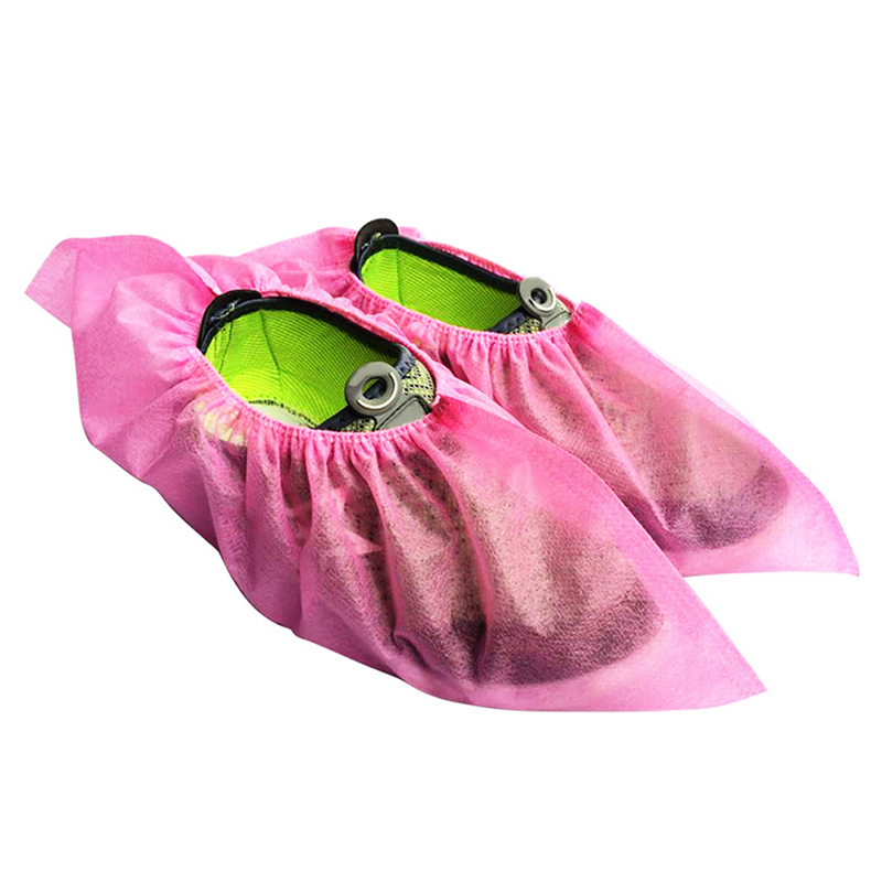 Copriscarpe monouso in tessuto non tessuto spesso copriscarpe antipolvere per uso domestico copriscarpe riutilizzabili antiscivolo per la casa, protettivo in fabbrica