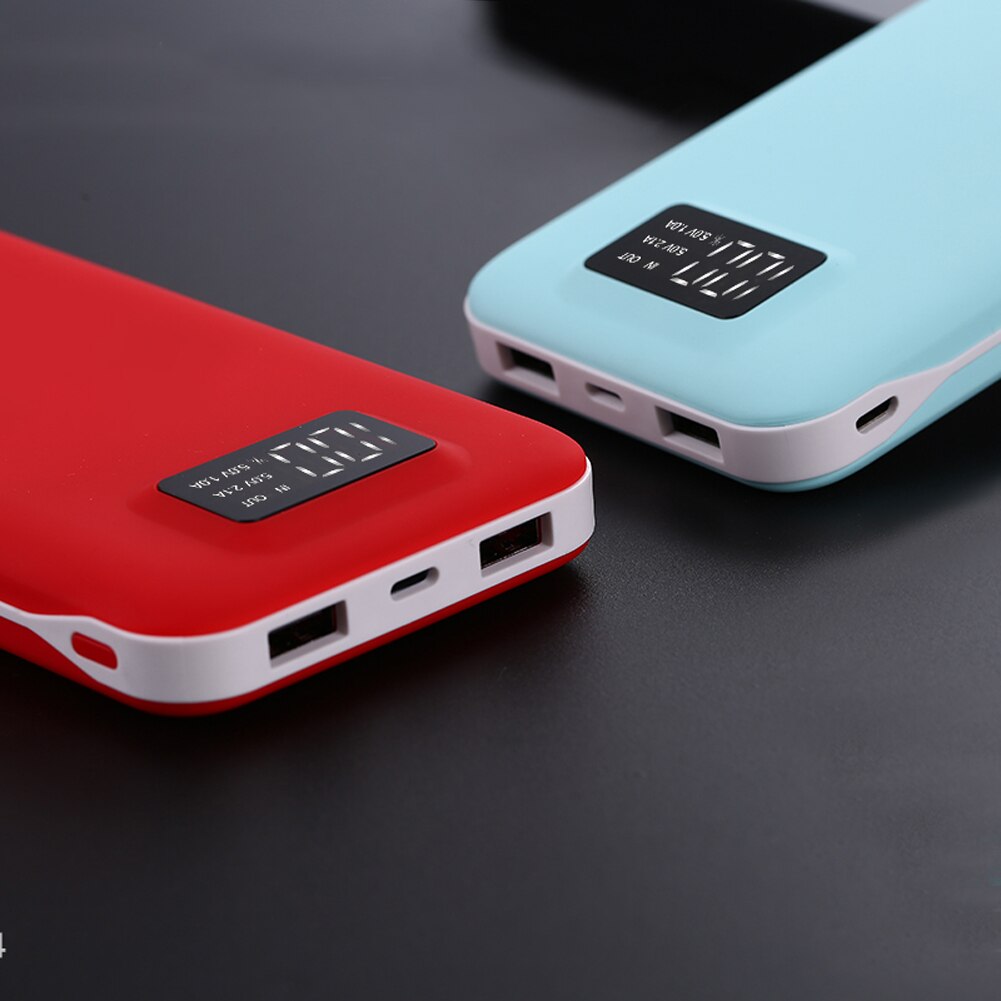 Hochleistungsfähiges, ultradünnes handy-ladegerät mit  po 20000 mah lcd-display -186919 ladefunktion