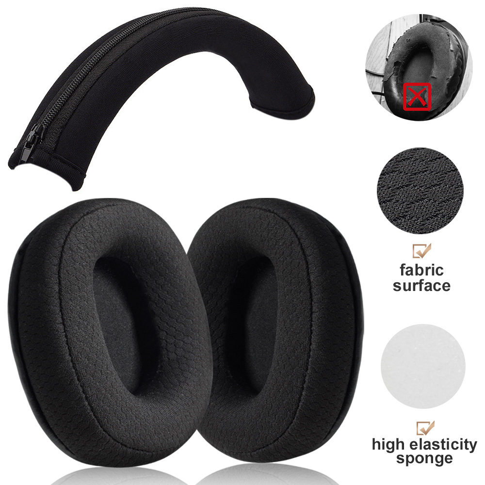 Earphone pads For Havit H2002D/E H2008D VOROTEX replacement Earpads headphones Earmuffs Mesh cloth Memory Covers Sponge Protein: MULTICOLOR