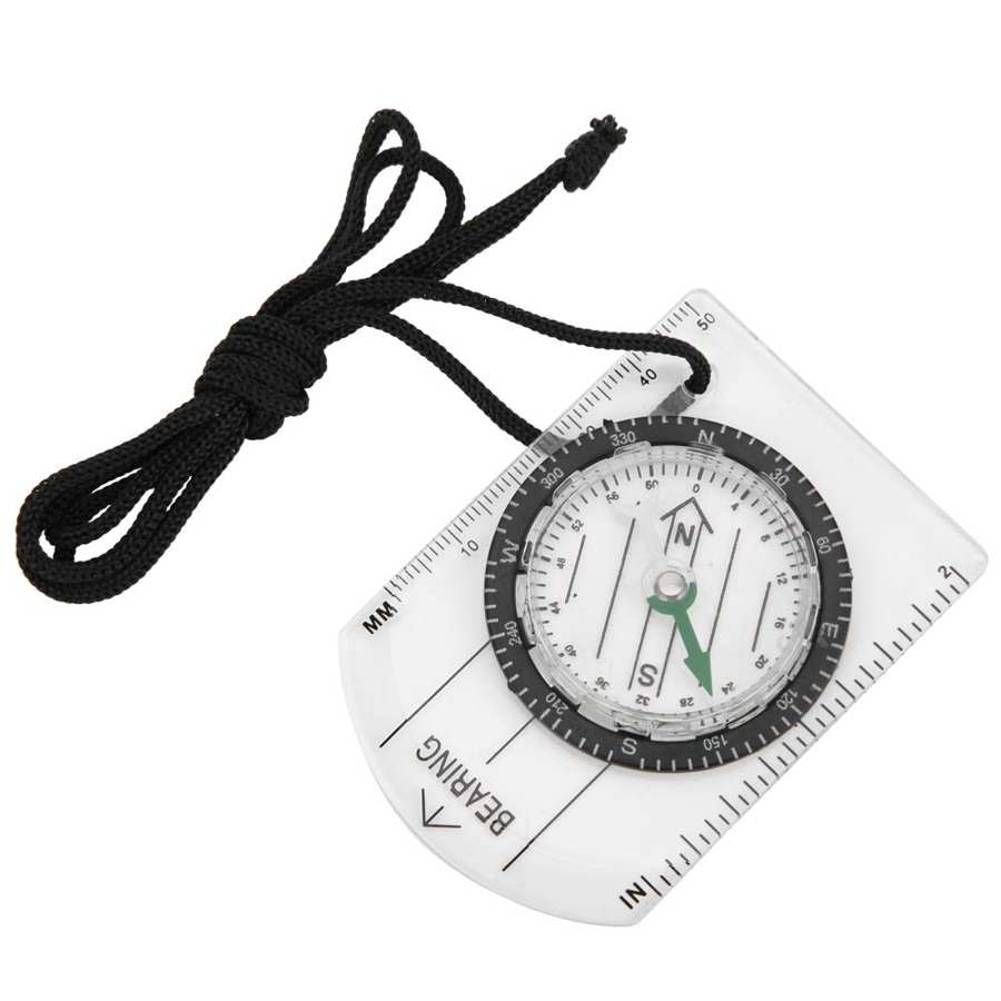 Mulitifunctional 4pcs Outdoor Compass Compass Camping HikingMap Scale Compass Outdoor Survival Accessory