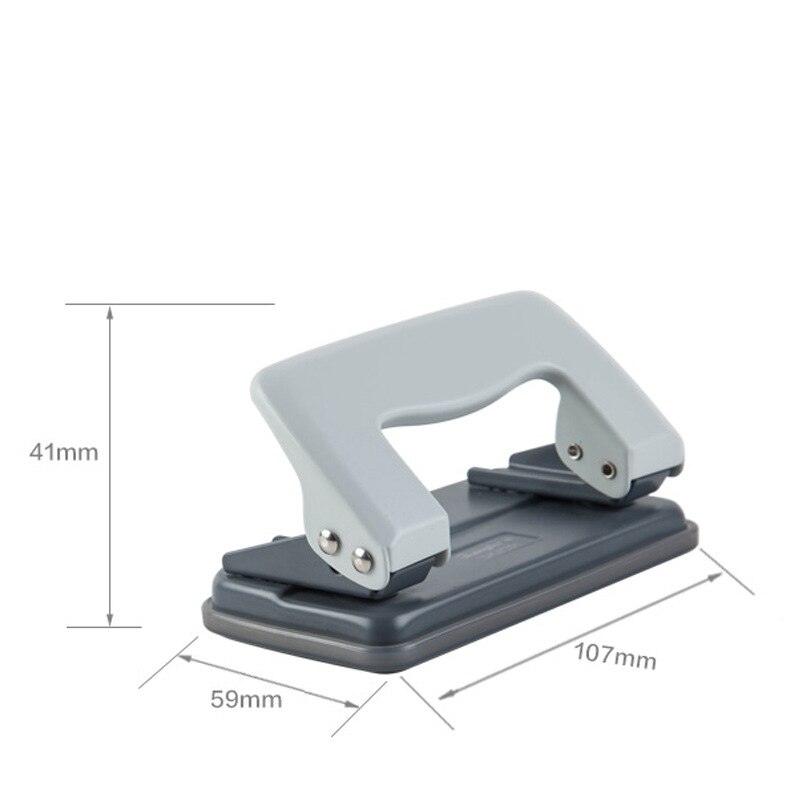 Double Hole Manual Metal Punch Double Hole Punch / 10 Pages 7520/25 Pages 7522 Multicolor Hole Diameter 6mm Punch: 7520 Random Color