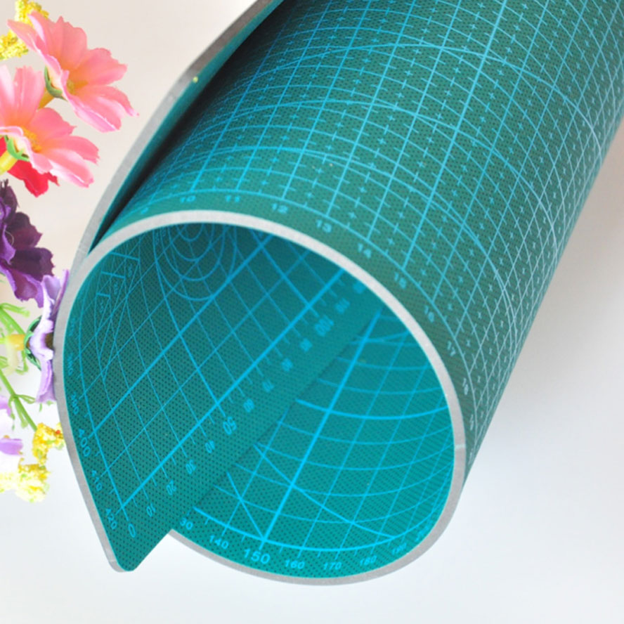 1 piece Pvc cutting mat A1/A2/A3/A4 self healing cutting mat Green Patchwork tools craft cutting board cutting mats for quilting