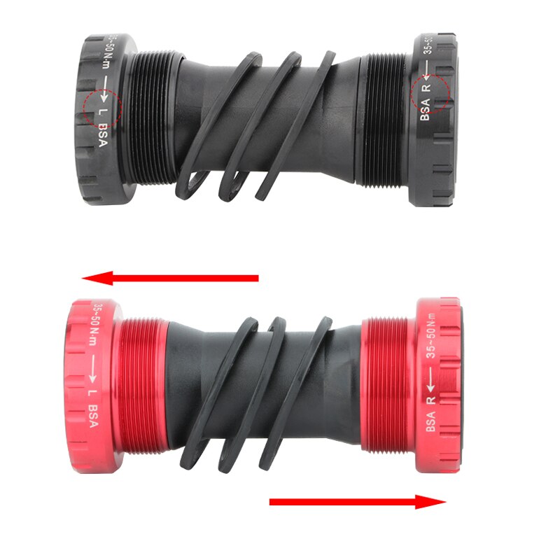 MEROCA Mountain Bicycle Bottom Bracket BSA Road Bike Suitable For 68-73mm BC1.37-24T 24mm Sealed Pelin MTB Center Axle