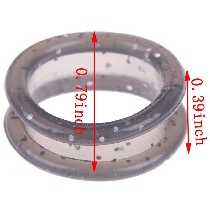 Tijeras anillo colorido de Gel de sílice de pelo tijeras de anillos de barbero, anillo de corte de pelo tijeras círculo tijeras de peluquería 5 unids/set