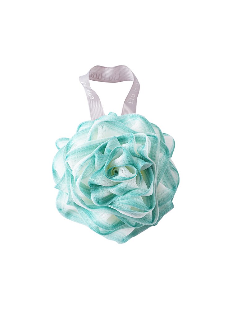 Spugna a rete bicolore grande palla da doccia palla di spugna a rete non sparsa di fascia alta ragazza carina bagno schiumogeno forniture da bagno super morbide