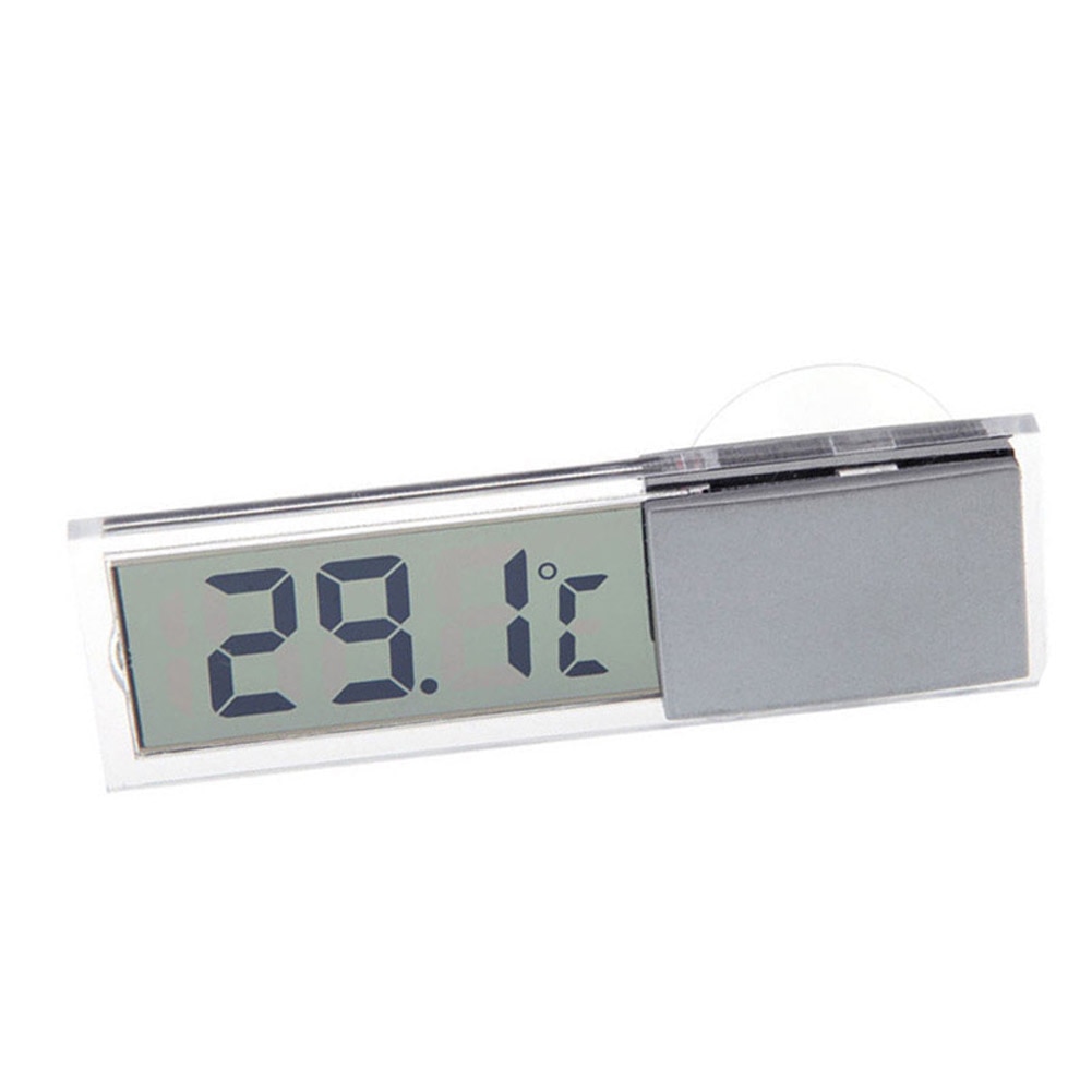Auto Styling Thermometer Osculum Type Celsius Fahrenheit Lcd Digitale Temperaturen Meter Zuignap Voor Indoor Outdoor XR657