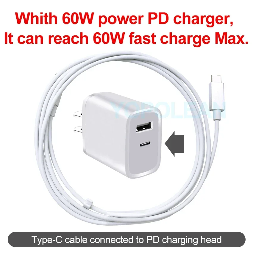 Laptop Oplader voor Macbook Pro Air Adapter mag 1 mag 2 45 W 60 W 85 W A1278 A1286 A1465 A1466 A1425 A1502 A1398 USB-C Kabel
